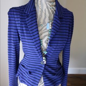 Anthropologie “Cartonnier” knit blazer